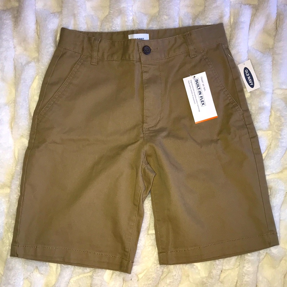 Old Navy Flat Front Flex Shorts, Youth Sz 12, NWT!